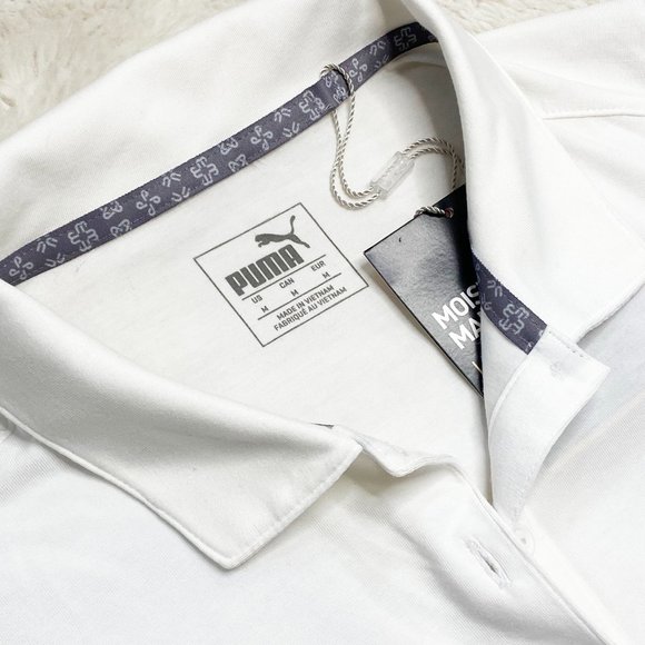 [NWT] PUMA Sleeveless White Golf Polo | Medium - Picture 3 of 8